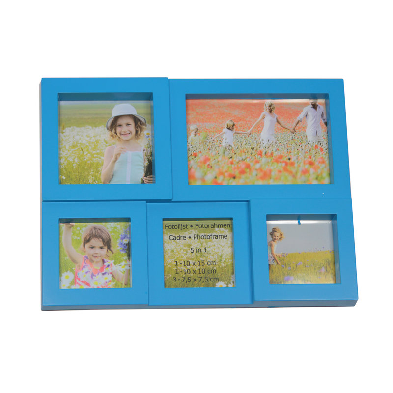 Décoration murale cadre photo 11,5 ", Bleu
