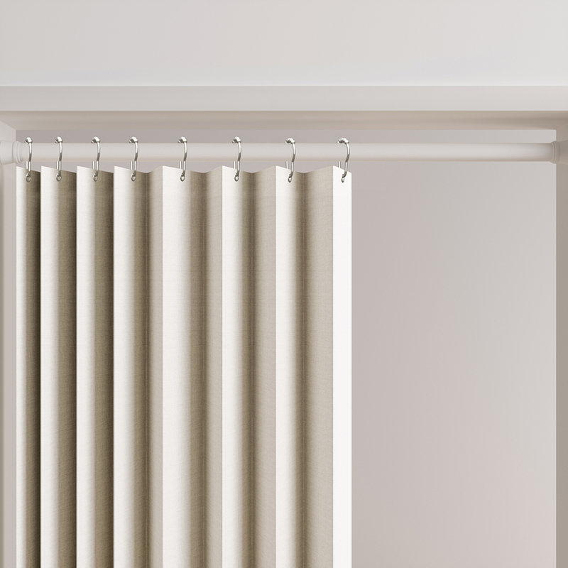 Semi Sheer Door Curtain Single Panel