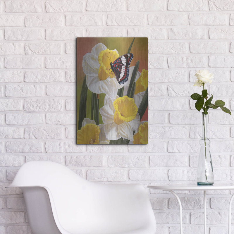 " Daffodils & Butterfly " Print