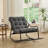Ultra-Comfortable Outdoor Rocking Chair with Thick Cushion, Perfect for Relaxation in Living Room, Bedroom, and Reading Room-129006284