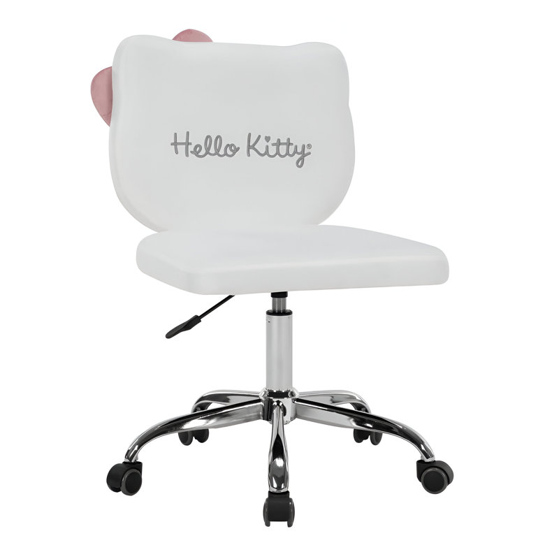Meuble-lavabo pivotant Hello Kitty Kawaii, Blanc