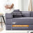 78.7" King-Size Futon Bed Corduroy Convertible Sleeper Sofa Floor Futon Couch With 2 Pillows - No Assembly Required-1191607239-1194771798