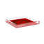 Christmas Berries Green Red Acrylic Square Decorative Tray-756300613