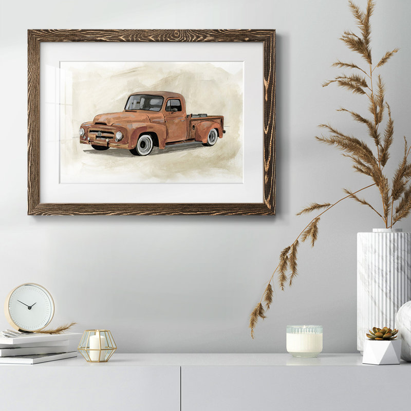 " Pickup IV ", Walnut, 22" H x 32" W