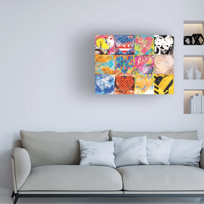 Art sur toile «Bacheler Porter Hastings Arty Hearts»