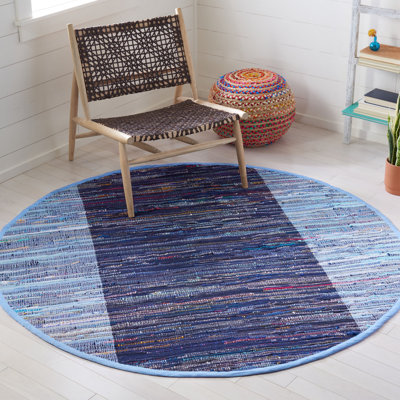 Mclean Rag Rug Flat Weave Cotton Striped Rug