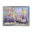 Paysage urbain pastel abstrait - peinture sur toile-60160432-60160433
