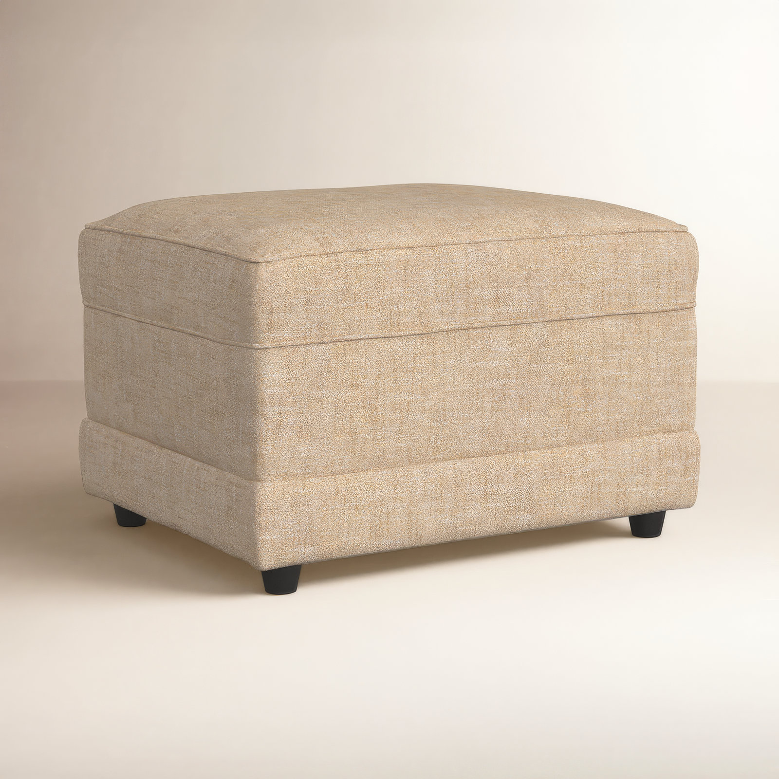 Rigney 27" Ottoman, Tan