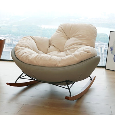 Chaise berçante décontractée moderne Home Home