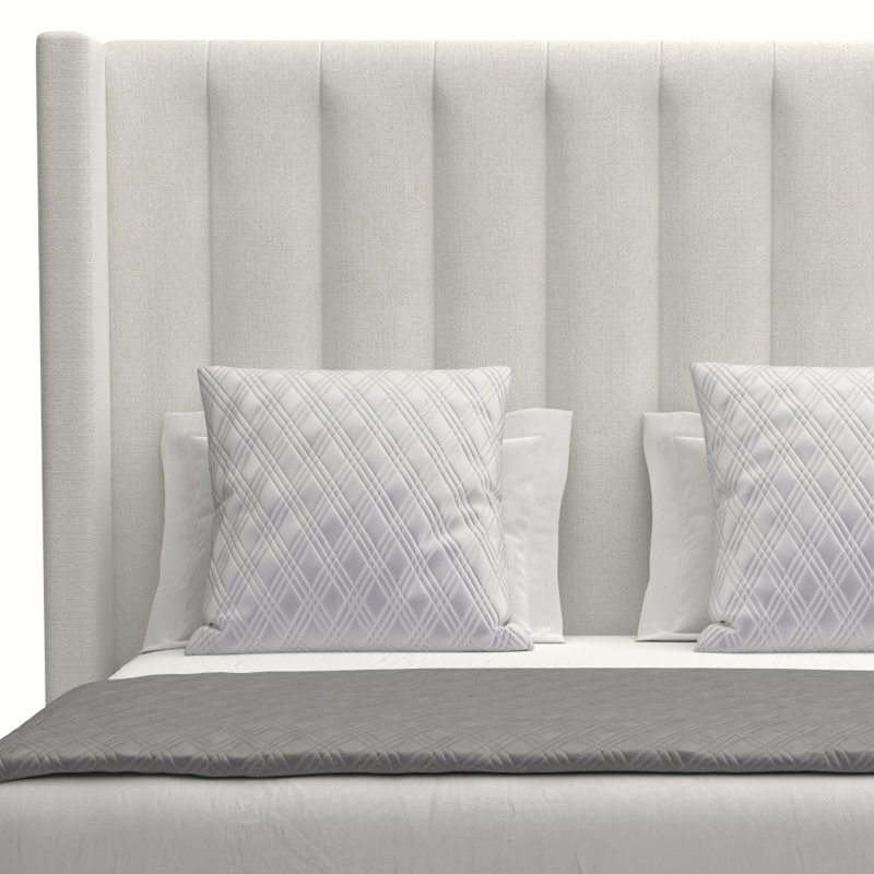 Lit tapissier standard à profil bas Esparto, Revolution® gris anthracite, Grand (moyen)