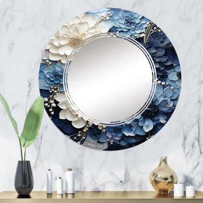 Barrine - Miroir mural moderne rond