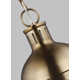 Geoffrey Single Light Glass Steel Dimmable Pendant