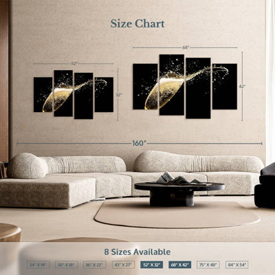 Yarlin Champagne Glass Splash