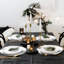 100 pièces napperons ronds 13 "napperons jetables pour table de salle à manger miroir napperon pour la cuisine ensemble de table de banquet mariage anniversaire dîner décoration de fête