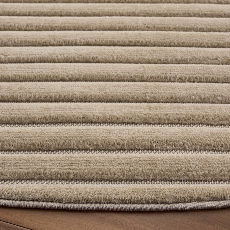 Selena 682 Performance Geometric Shapes Rug, 6'-7" X 6'-7" Round