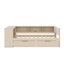 Lit plateforme simple avec tablettes, tiroirs, station de charge et tête de lit tapissier-277245490-277245485