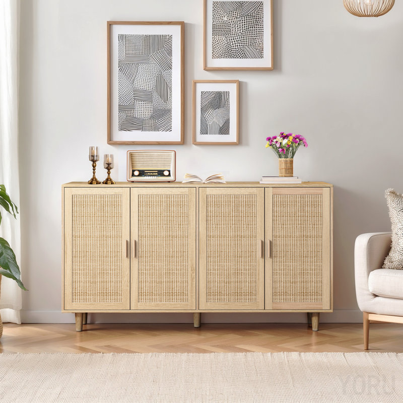 Armoire de rangement décorative 4 portes, 20 po - Standard