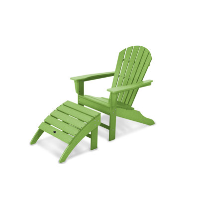 POLYWOOD South Beach Adirondack 2-Piece Set