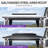 PURPLE LEAF 8' X 14' Hardtop Gazebo Metal Double Roof White Aluminum Frame Outdoor Heavy Duty Gazebo With Curtain And Netting For Patio Garden And Backyard, Grey
