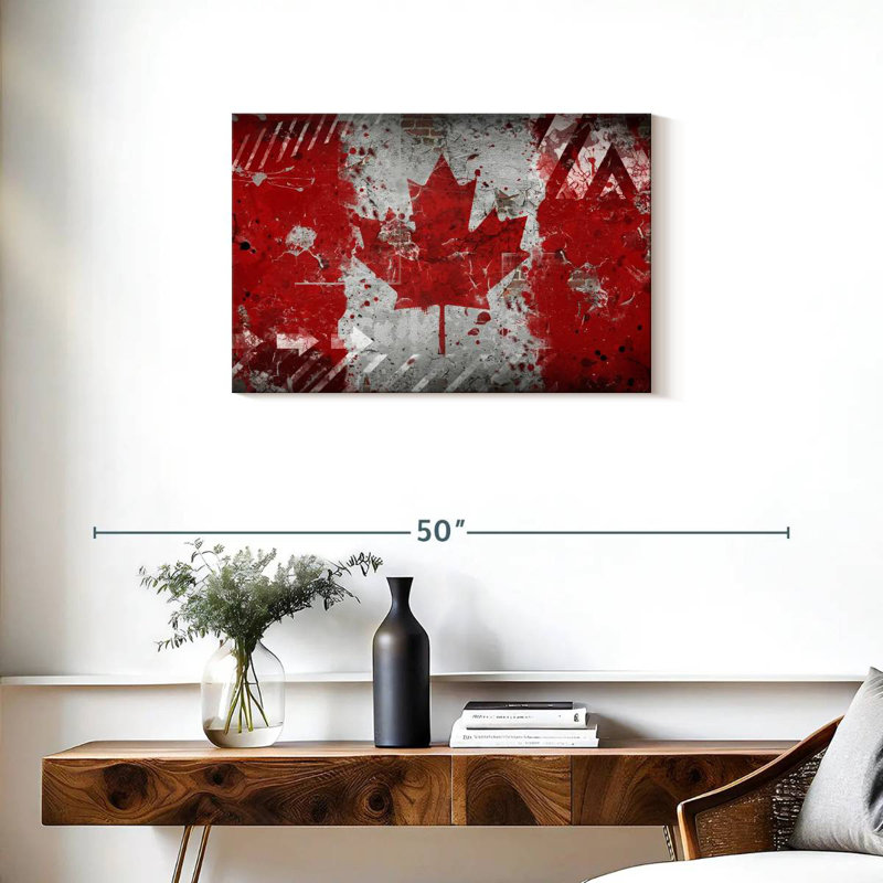 Drapeau canadien Borges, H 20 po x l 30 po