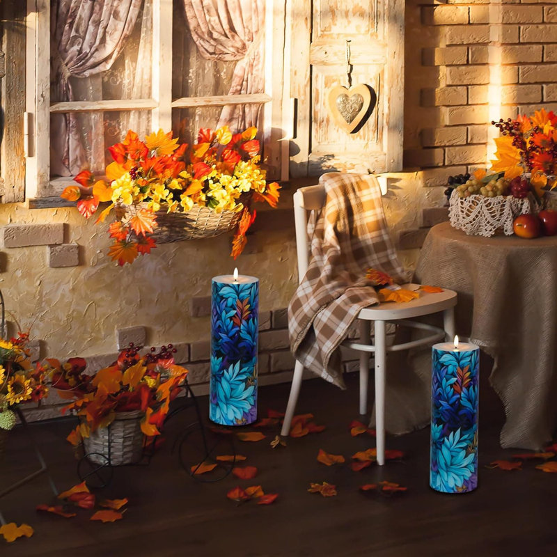 4"x12" Large Waterproof Outdoor Flameless Pillar Candles: Remote Timer, Battery-Operated Flickering LED, Pack of 1