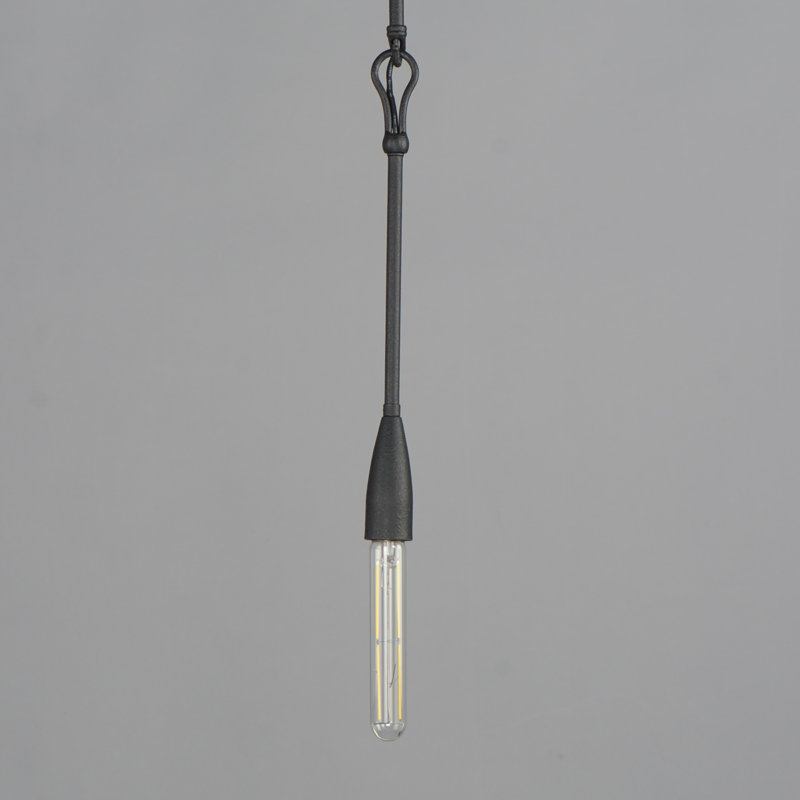 Demetress 1 - Light Anthracite Single Pendant