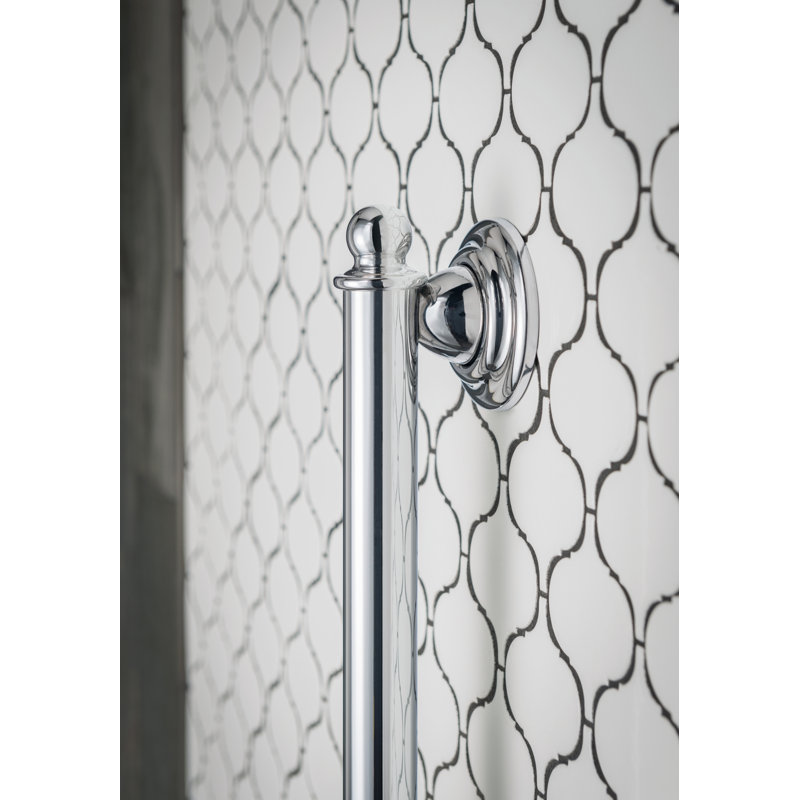 Barre d'appui Brantford, H 1,25 po x l 18 po x P 1,25 po, Chrome