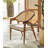 Nordic Retro Solid Wood Wicker Backrest Dining Chair
