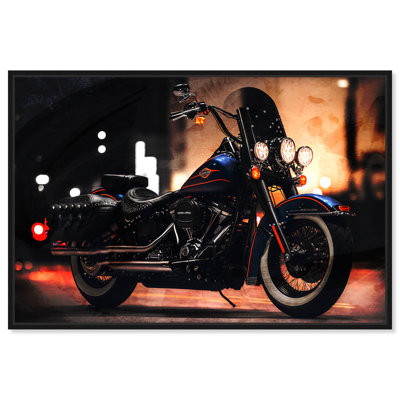 Art classique sur toile de moto moderne par Mancave par Notoriart