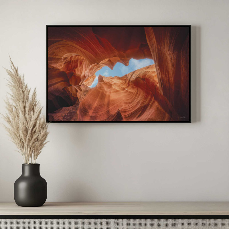 Into the Sky by Martin Podt Art Print, Framed Canvas, 18 W x 12 H, White