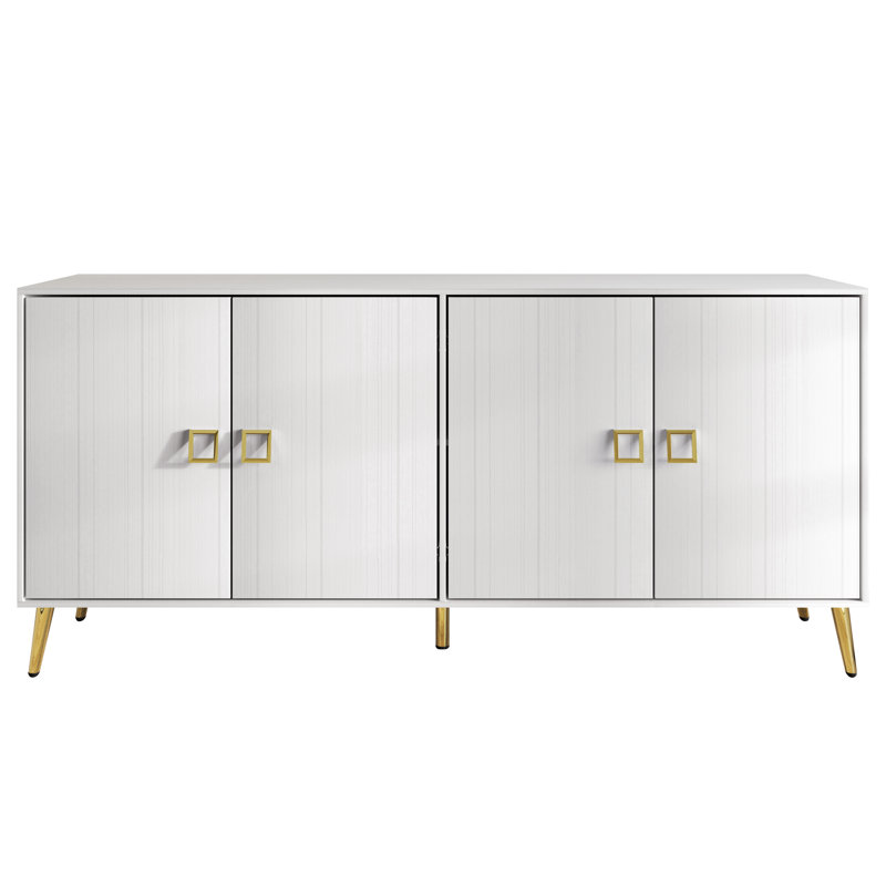 Sideboard In Brown, Blanc