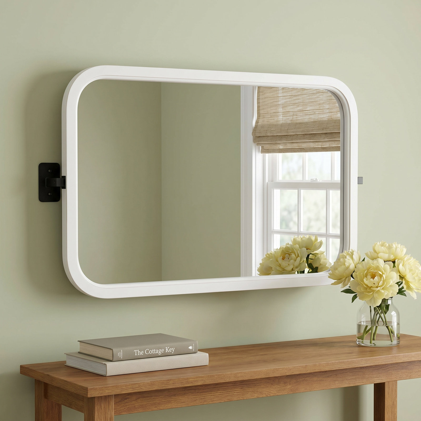 Collin 30" Accent Mirror, 20" x 30", White