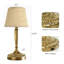 Ensemble de 2 lampes de table rechargeables sans fil 13 "avec abat-jour en rotin beige
