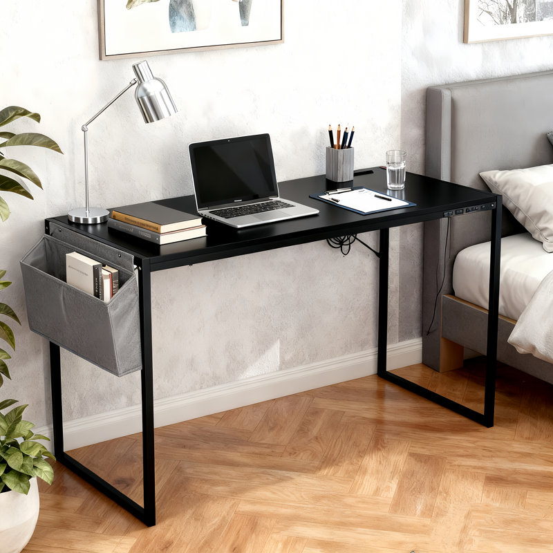 Bureau d'étude Parinita - Station de travail élégante et élégante pour les petits espaces, H 30 po x l 39,4 po x P 18,9 po