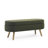 Ottoman Oval Storage Bench,Rubber Wood Legs-610938304