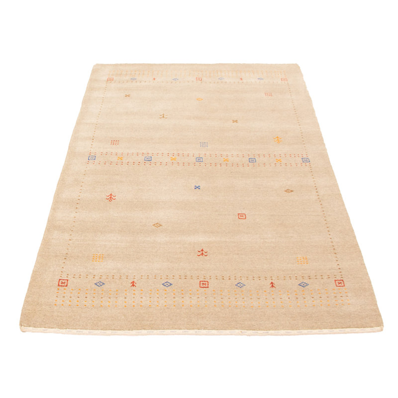 Tapis unique en laine noué à la main 5 pi 2 po x 7 pi 10 po nouvel âge Jian