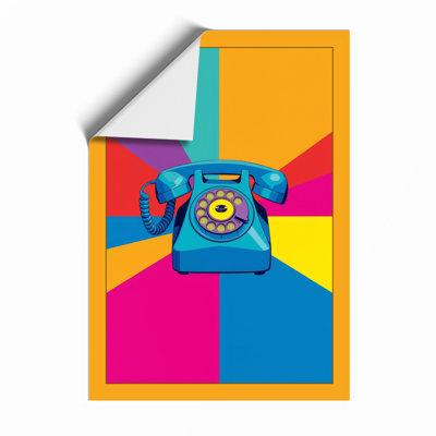 Telephone Pop Art - Framed Print