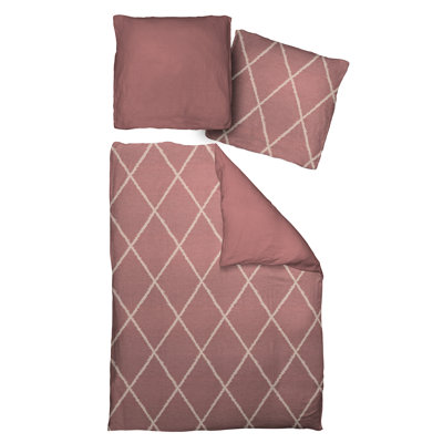 Beeman Cotton 56 TC Reversible 2 Piece Duvet Cover Set