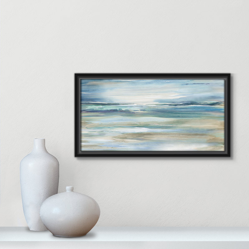 Reflection Skies - Version Panorama, reproduction par Carol Robinson, H 9,5 po x l 17,5 po, Noir