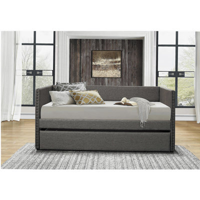 Méridienne grise rembourrée 1pc