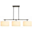 Luminaire suspendu pour îlot de cuisine à 3 lumières à intensité variable-61150347