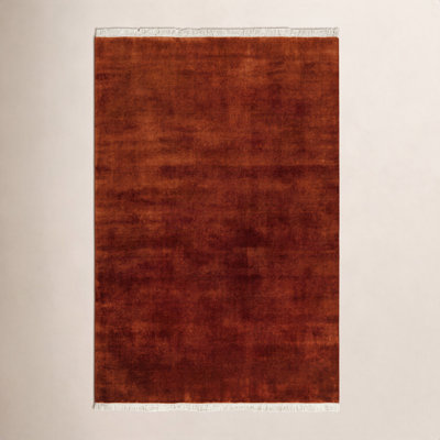 Clio Hand-Woven Gray Wool Rug