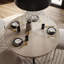 Extendable Round Metal Base Dining Table-1563213451-1563213558