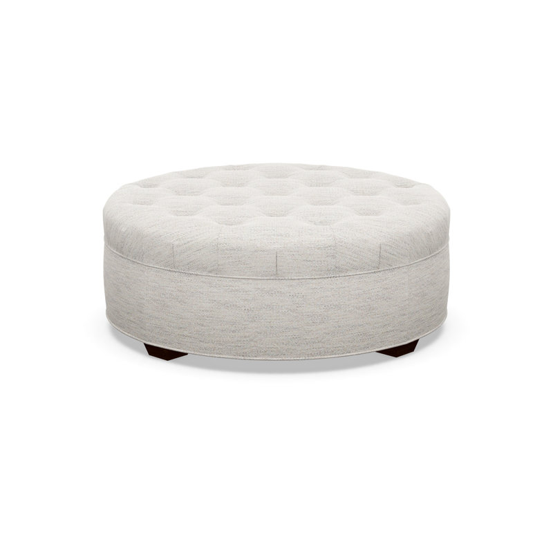 Round Ottoman, 2243-77, Walnut