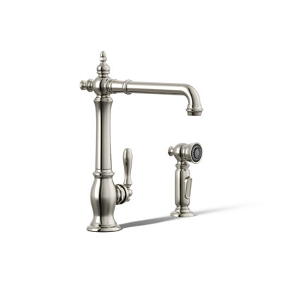 Artifacts® Single Handle Kitchen Sink Faucet with Accessories