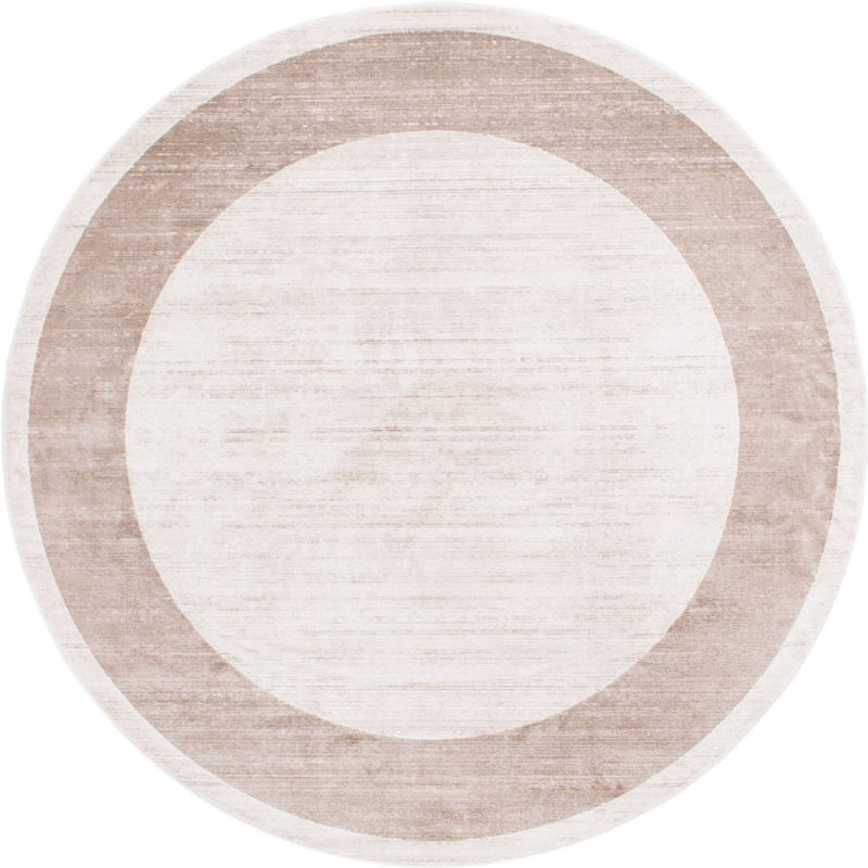 Heights Abstract Indoor Rug, Round 8'