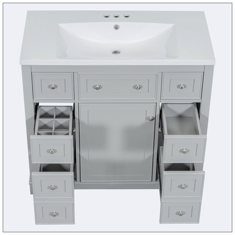 Boush Bathroom Vanity with Top