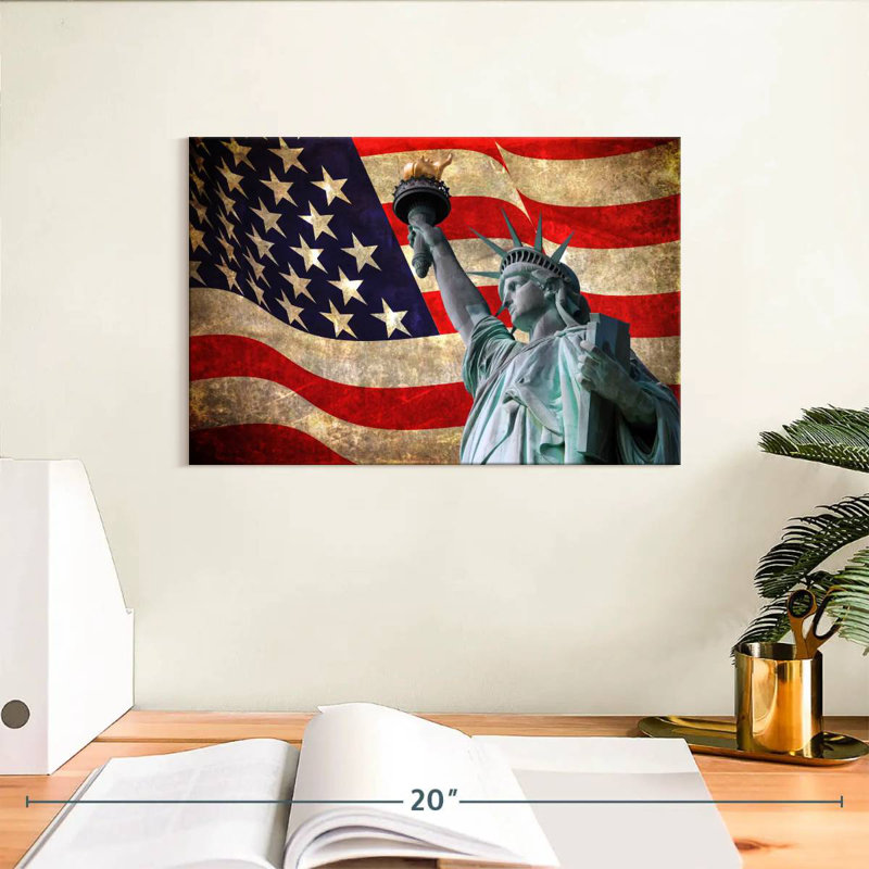 Nicci American Lady Liberty, H 8 po x l 12 po