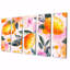 Ensemble de décorations murales jaune et rose-957422473