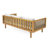 PATIO FURNITRE SETS : CLAREMONT 3 SEATER DAYBED + ACACIA WOOD TABLE